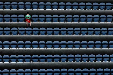 حضور جماهيري ضعيف في مباراة أتلتيكو وسياتل (صور)